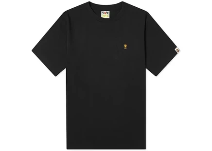 Мужская футболка bape baby milo one point, черная