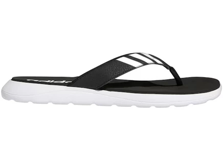 Мужские шлепанцы Adidas Comfort, черно-белые