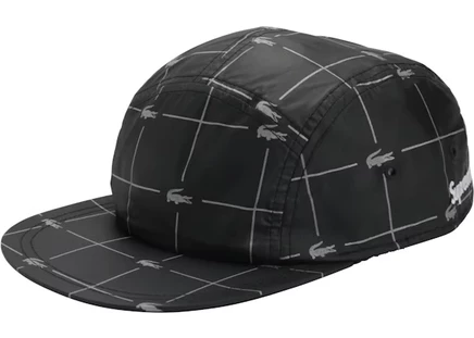 Унисекс кепка Supreme Reflective Grid нейлон, черная