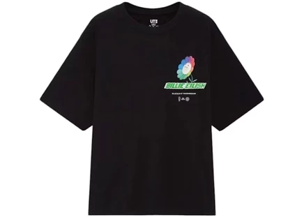 Мужская футболка Billie Eilish x Murakami x Uniqlo, черная