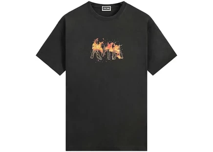 Мужская футболка KITH x Marvel Ghost Rider Vintage, черная