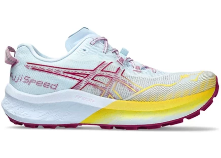 Женские кроссовки Asics Fujispeed 2, голубой/ежевичный