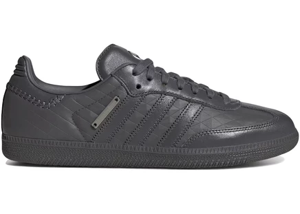 Мужские кеды Adidas Samba Mercedes-Benz, серо-серебристые