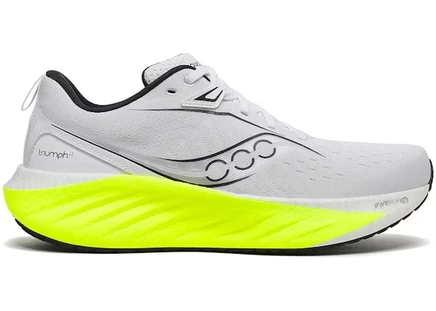 Мужские кроссовки Saucony Triumph 22, белые с лимонным