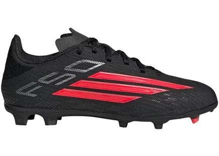 Детские бутсы Adidas F50 League FG/MG, черно-красные