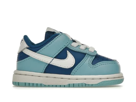Детские кроссовки Nike Dunk Low Argon 2022 для малышей, голубые/белые