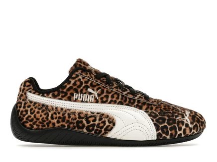 Женские кроссовки Puma Speedcat Leopard, черно-белые
