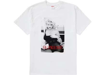 Мужская футболка Supreme Anna Nicole Smith, белая