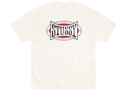 Stussy Champion Oval Pigment Dyed Tee Natural natural