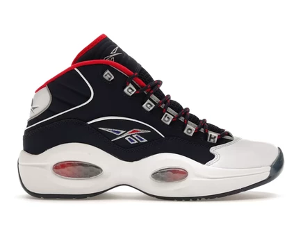 Мужские кроссовки Reebok Question Mid Team USA, сине-бело-красные