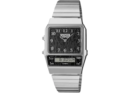 Мужские часы Casio AQ-800EST-1A Stranger Things, кварцевые, 40 мм, черные