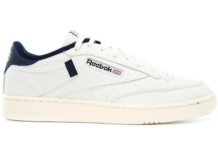 Мужские кроссовки Reebok Club C 85, бело-темно-синие