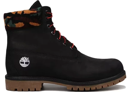 Мужские ботинки Timberland 6″ Heritage, черно-камуфляжные