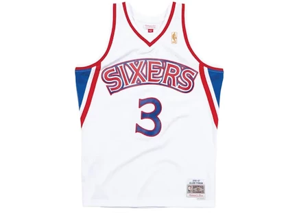 Мужская майка Mitchell & Ness Allen Iverson 1996-97, белая