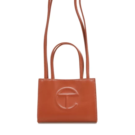 Унисекс сумка Telfar Shopping Bag Small, песочная