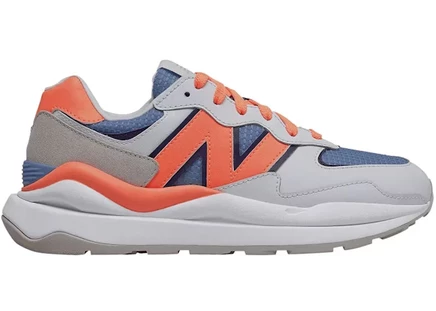 Женские кроссовки New Balance 57/40, бело-оранжево-синие