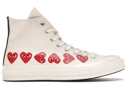 Высокие кеды Converse Chuck Taylor 70, бело-красные