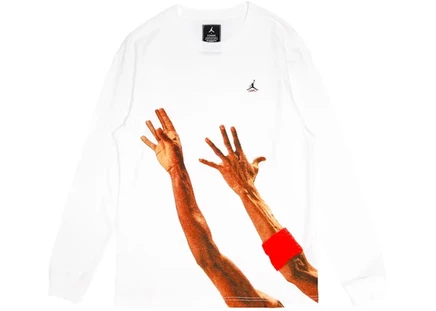 Мужская футболка Jordan x Union The J L/S, белая