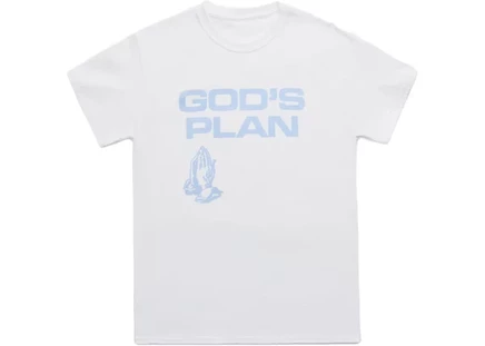 Мужская футболка Drake God's Plan, белая