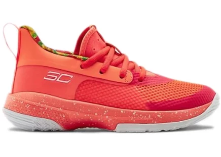 Детские кроссовки Under Armour Curry 7 Sour Patch Kids, персиковые