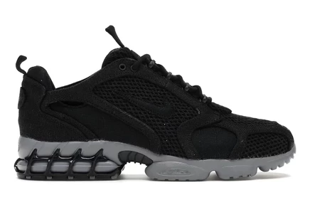 Мужские кроссовки Nike Spiridon Cage 2 Stussy, черно-серые
