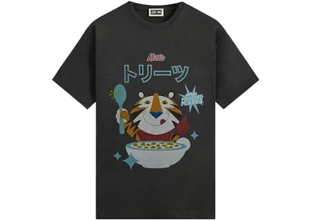 Мужская футболка KITH Tony the Tiger (Kellogg's), черная