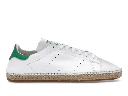 Мужские эспадрильи Adidas Stan Smith CLOT, бело-зеленые