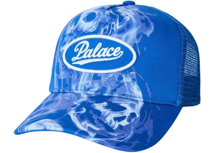 Мужская кепка тракер Palace Smoked, дворцово-синий