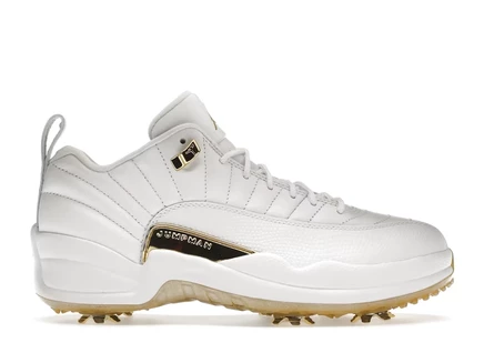 Jordan 12 Golf Metallic Gold white/metallic gold/malachite/white