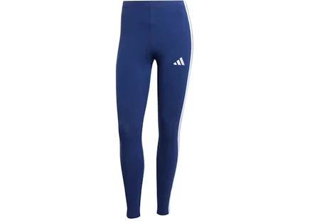 Женские легинсы Adidas 3-Stripes, темно-синие/белые