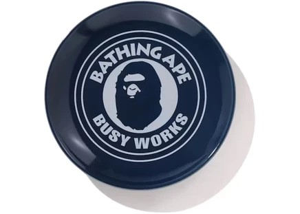 Тарелка Bape Busy Works, темно-синяя