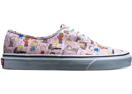Мужские кеды Vans Authentic Peanuts Dance Party, розовые