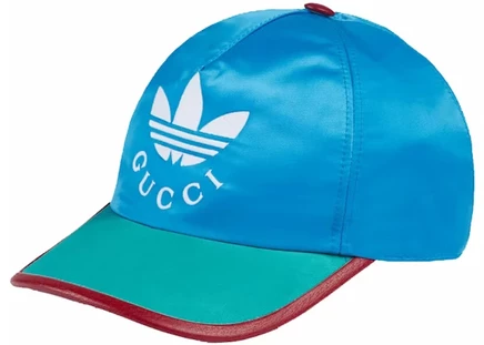 Унисекс бейсболка Gucci x adidas, синяя