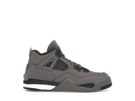 Детские кроссовки Jordan 4 Retro Cave Stone, песочные/черные