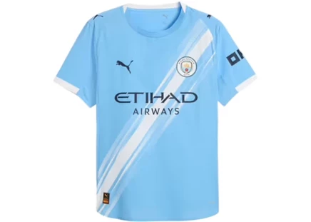 Мужская игровая футболка Puma Manchester City 25/26, голубая/белая
