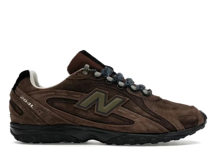 Мужские кроссовки New Balance 204L Basketcase, коричнево-зелёные/черные