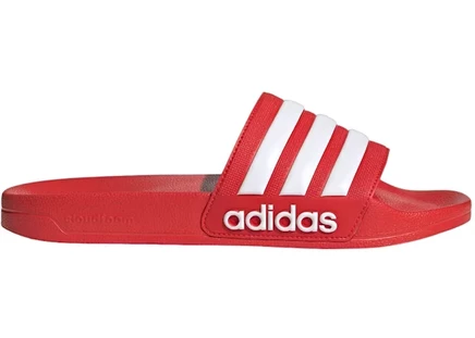 Мужские сланцы Adidas Adilette Shower, красно‑белые