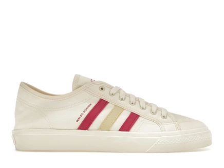 Мужские кроссовки Adidas Nizza Lo Wales Bonner, кремово-белые