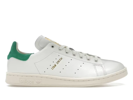 Мужские кроссовки Adidas Stan Smith Lux, белые/зелёные