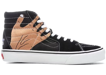 Унисекс кеды vans sk8-hi vr3 lx imran potato, черно-белые с пажитником