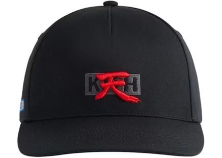 Унисекс кепка Kith x Capcom New Era Akuma Snapback, черная