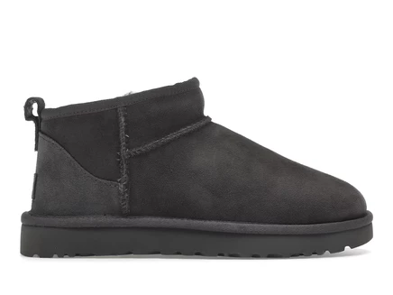 Женские угги Ugg Classic Ultra Mini с подкладкой из овчины, серые