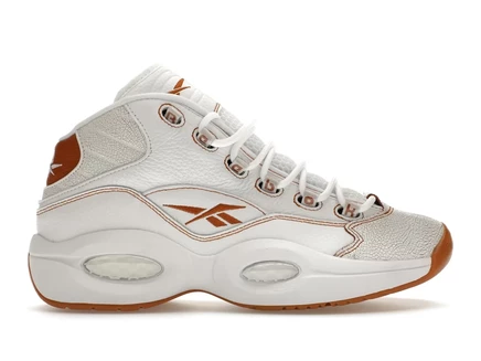 Мужские кроссовки Reebok Question Mid, бело-коричневые