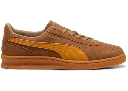 Мужские кроссовки puma indoor r suede, шоколадные/желтые