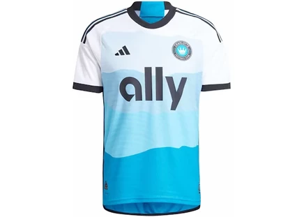 Игровая футболка adidas Charlotte FC 24/25, сине-белая
