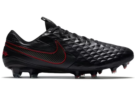 Мужские бутсы Nike Tiempo Legend 8 Elite FG, черно-красные