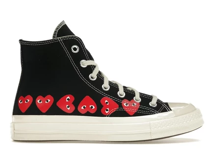 Мужские кеды Converse Chuck 70 Hi CDG PLAY, черные