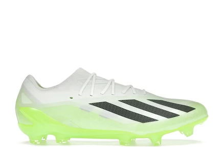 Мужские бутсы Adidas X Crazyfast.1 FG, белые/черные/лимонные