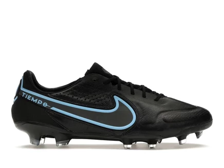 Мужские бутсы Nike Tiempo Legend 9 Elite FG, черно-синие