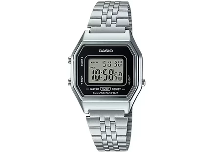 Женские часы Casio G-Shock LA680WA-1 из нержавеющей стали